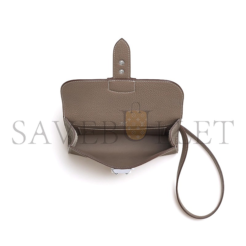 HERMÈS SAC A DEPECHES 21 BAG IN TOGO CALFSKIN H084109CK18 (21*17*4cm)