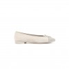 CHANEL GREY SUEDE BALLERINAS 