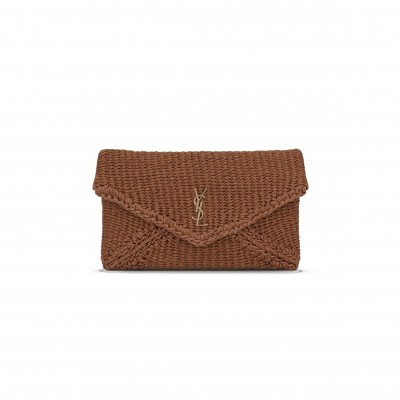 YSL CASSANDRE LARGE ENVELOPE POUCH IN ROPE 769307FAEA62023 (29.5*18*4.5cm) YSL CASSANDRE LARGE ENVELOPE POUCH IN ROPE 769307FAEA62023 (29.5*18*4.5cm)