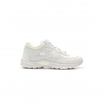 CHANEL SUEDE CALFSKIN FABRIC CC SNEAKERS 1245759