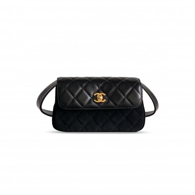 CHANEL LAMBSKIN FLAP CROSSBODY BAG AP4677 (19.5*11.5*5cm) CHANEL LAMBSKIN FLAP CROSSBODY BAG AP4677 (19.5*11.5*5cm)