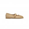 CHANEL 25B CALFSKIN ROUND TOE BUCKLE FLATS G46759 