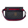 GUCCI GG BLACK SMALL BELT BAG 792091 (24*16.5*6cm) GUCCI GG BLACK SMALL BELT BAG 792091 (24*16.5*6cm)