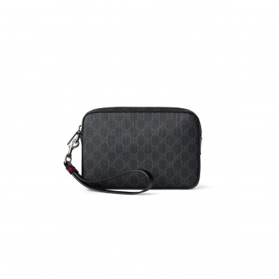 GUCCI GG BLACK SMALL POUCH 792096 (23*16*5cm)