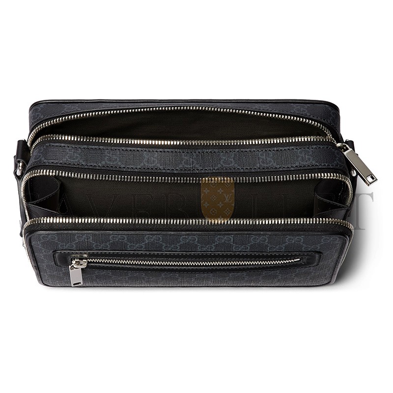 GUCCI GG BLACK MEDIUM CROSSBODY BAG ‎822072 (26.5*17.5*8cm)
