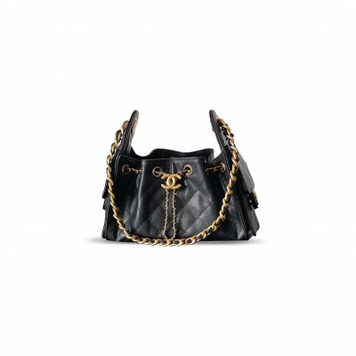 CHANEL MASTER 25 MINI HOBO BAG GRAINED CALFSKIN AS5631 (22*20*12.5cm)