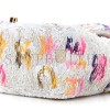CHANEL MASTER SEQUIN SMALL SINGLE FLAP WHITE MULTICOLOR AS4561 (21*14*8cm)