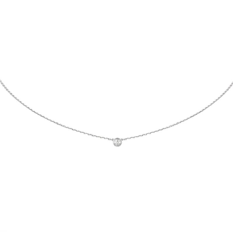 CARTIER D'AMOUR NECKLACE XS WHITE GOLD, DIAMOND B7224515 CARTIER D'AMOUR NECKLACE XS WHITE GOLD, DIAMOND B7224515