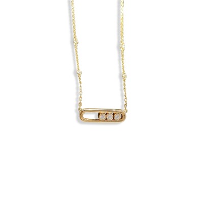 MESSIKA BABY MOVE DIAMOND GOLD NECKLACE 103997 MESSIKA BABY MOVE DIAMOND GOLD NECKLACE 103997