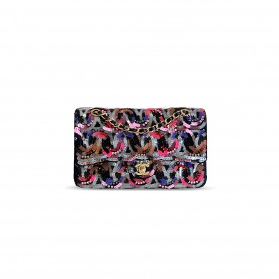 CHANEL MASTER RECTANGULAR SEQUIN FLAP BAG 196351 (25.5*15.5*6.5cm) CHANEL MASTER RECTANGULAR SEQUIN FLAP BAG 196351 (25.5*15.5*6.5cm)