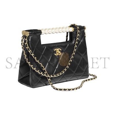 CHANEL MASTER PEARL HANDLE BAG AS5413 (24*18*8cm)