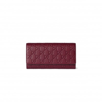 GUCCI GG EMBLEM CONTINENTAL WALLET ‎‎847210 (19*10*3.5cm)