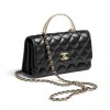 CHANEL MASTER CLUTCH WITH CHAIN LAMBSKIN, STRASS & GOLD-TONE METAL BLACK AP4831 (18.5*11*6cm) CHANEL MASTER CLUTCH WITH CHAIN LAMBSKIN, STRASS & GOLD-TONE METAL BLACK AP4831 (18.5*11*6cm)