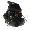 CHANEL MASTER BACKPACK MESH, SHINY LAMBSKIN & GOLD-TONE METAL BLACK AS5484 (25*23*14cm)