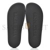 BALENCIAGA PVC LOGO MENS POOL SLIDE SANDALS BLACK 