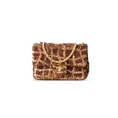 CHANEL MASTER SEQUIN HALF FLAP SMALL 382462 (20*13*7cm) CHANEL MASTER SEQUIN HALF FLAP SMALL 382462 (20*13*7cm)