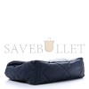 CHANEL LAMBSKIN QUILTED LARGE CHANEL 19 FLAP NAVY BLUE AS1161 (30*20*10cm)