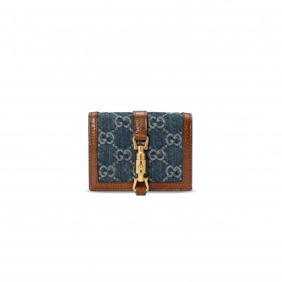 GUCCI JACKIE 1961 CARD CASE WALLET 645536 (11*8.5*3cm)