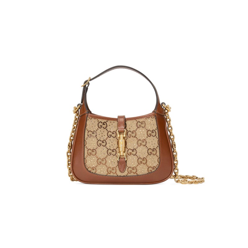 GUCCI JACKIE 1961 CRYSTALS MINI BAG 675799 (19*13*3cm) GUCCI JACKIE 1961 CRYSTALS MINI BAG 675799 (19*13*3cm)
