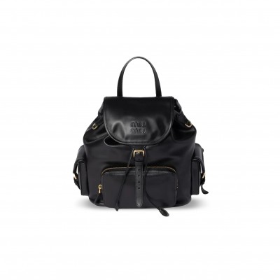 MIU MIU LEATHER BACKPACK 5BZ042 (29.5*25*12.5cm)