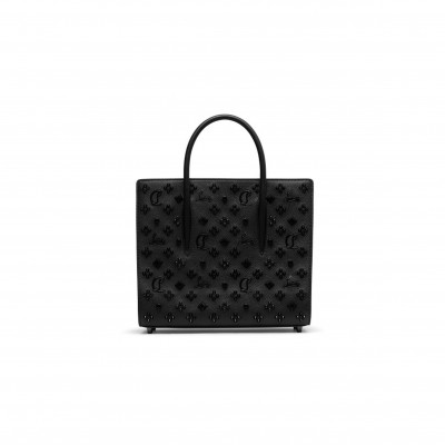 CHRISTIAN LOUBOUTIN PALOMA S MEDIUM LOUBINTHESKY BLACK BAG 3195275B253 (30*26*14cm)