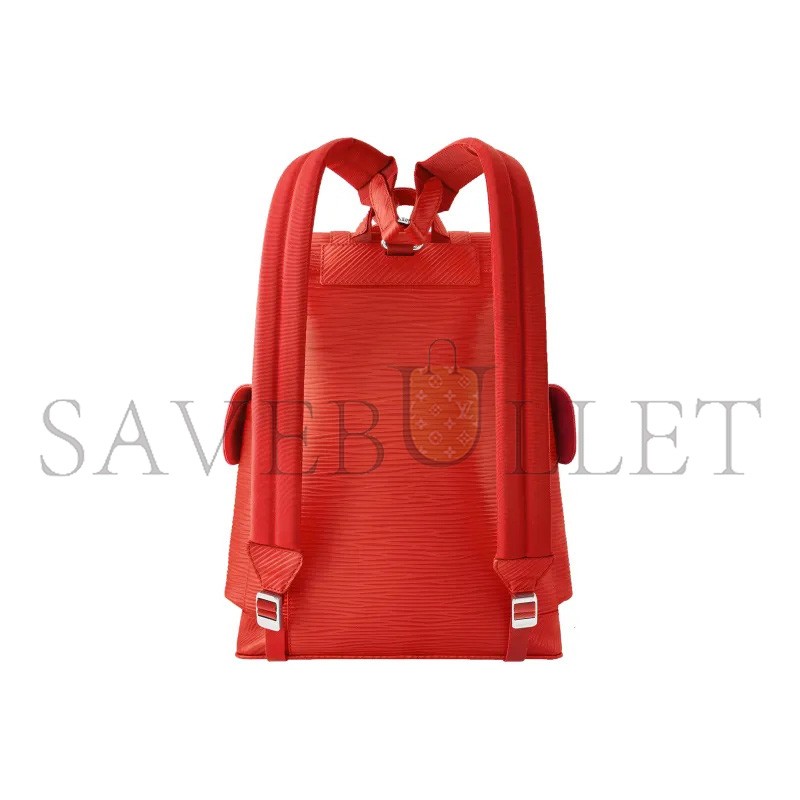 LOUIS VUITTON MASTER CHRISTOPHER MM VERMILLION RED M23764 (44*38*21cm)