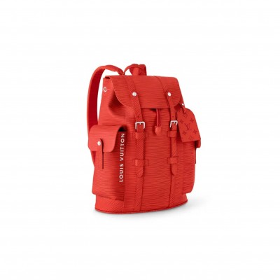 LOUIS VUITTON MASTER CHRISTOPHER MM VERMILLION RED M23764 (44*38*21cm)