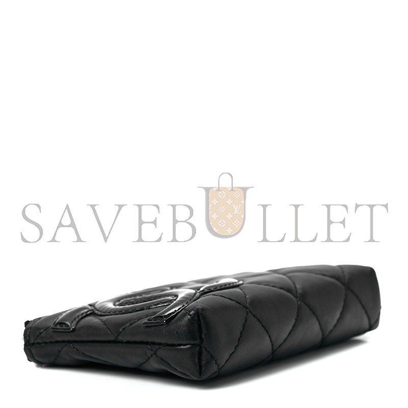 CHANEL MASTER CAMBON KEY POUCH BLACK 1259291 (13*8*3cm)