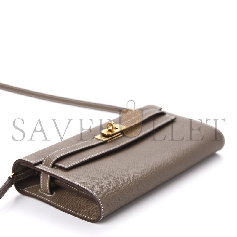 HERMES KELLY CLASSIQUE TO GO WALLET H080253CC72 (19.7*11.5*1.5cm)