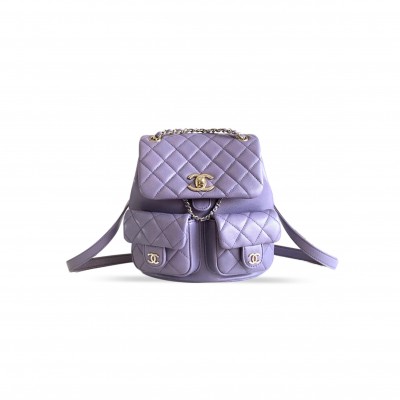 CHANEL MASTER LARGE 24A DUMA BACKPACK AS3860 (21*20*12cm)