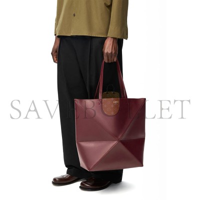 LOEWE XL PUZZLE FOLD TOTE IN SHINY CALFSKIN B933Q18X01 (42*41*18cm) LOEWE XL PUZZLE FOLD TOTE IN SHINY CALFSKIN B933Q18X01 (42*41*18cm)