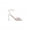 AQUAZZURA TEQUILA 85 EMBELLISHED LEATHER SANDALS P00924293