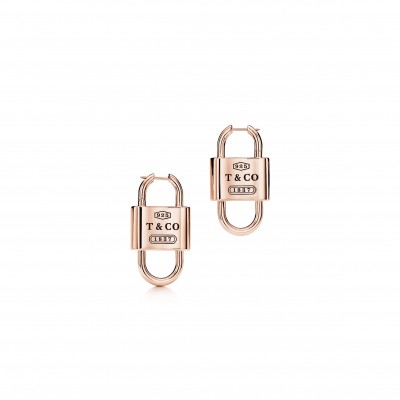 TIFFANY 1837™ LARGE DOUBLE LOCK DROP EARRINGS 732476 TIFFANY 1837™ LARGE DOUBLE LOCK DROP EARRINGS 732476