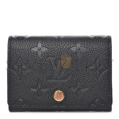 LOUIS VUITTON MASTER EMPREINTE BUSINESS CARD HOLDER BLACK M58456 (10.5*8cm) 