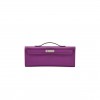 HERMES MASTER ANEMONE EPSOM KELLY CUT PALLADIUM HARDWARE 436573 (31*13*2.5cm)