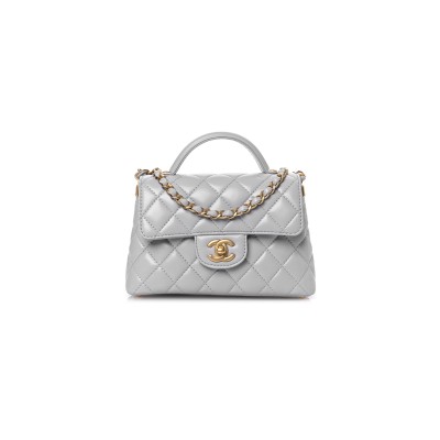 CHANEL MASTER TOP HANDLE FLAP BAG AS3467 (20*14*6cm)
