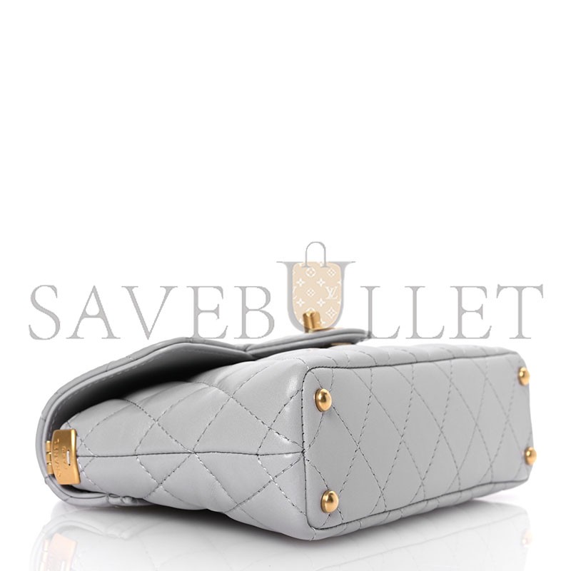 CHANEL TOP HANDLE FLAP BAG AS3467 (20*14*6cm)