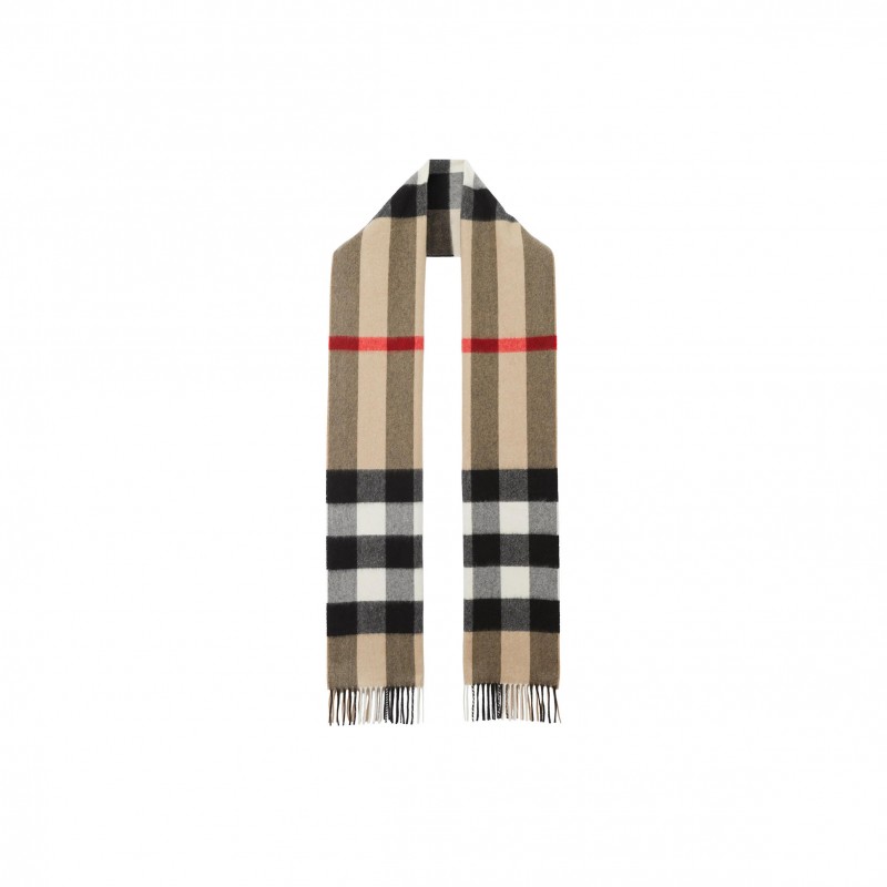 BURBERRY SCARF  CHECK CASHMERE (200*70cm)