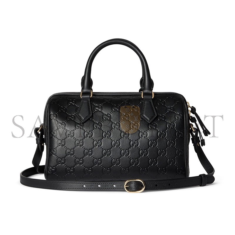 GUCCI GG EMBLEM MEDIUM BOSTON BAG 848886 (25*16*14cm)