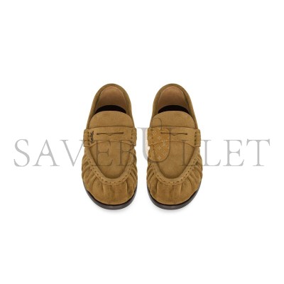 YSL LE LOAFER SUPPLE IN SUEDE 8189082W5AC9808 YSL LE LOAFER SUPPLE IN SUEDE 8189082W5AC9808