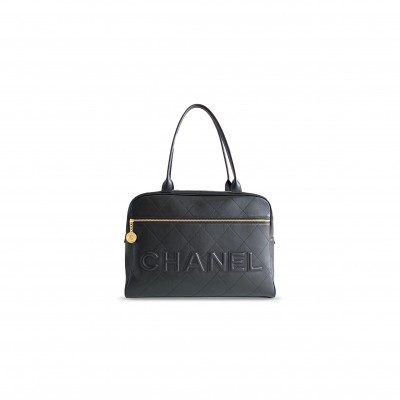 CHANEL MASTER MAXI LOGO BOWLING BAG 1495076 (45*30*15cm)