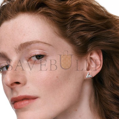 LOUIS VUITTON LV VOLT 18K GOLD DIAMOND EARRINGS Q96970 LOUIS VUITTON LV VOLT 18K GOLD DIAMOND EARRINGS Q96970