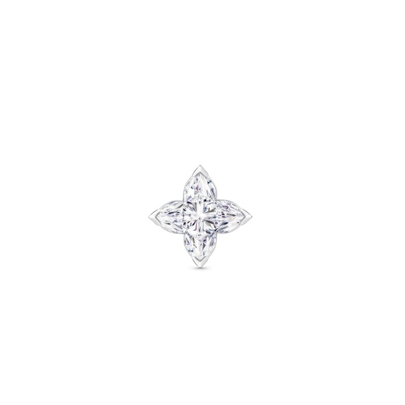 LOUIS VUITTON LV DIAMONDS STUD, LV MONOGRAM STAR CUT - PER UNIT Q06418 LOUIS VUITTON LV DIAMONDS STUD, LV MONOGRAM STAR CUT - PER UNIT Q06418