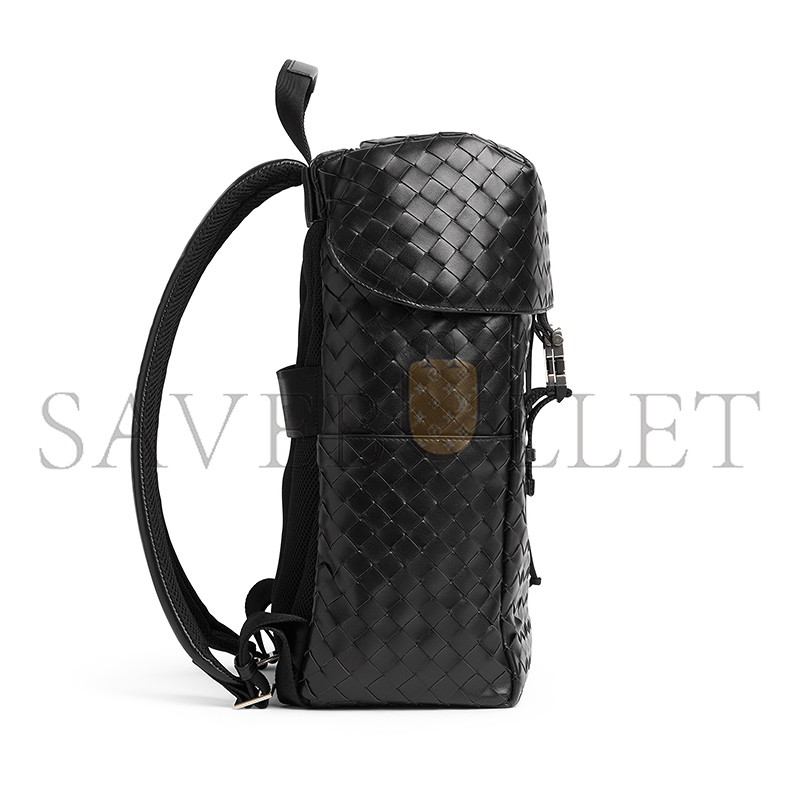 BOTTEGA VENETA INTRECCIATO FLAP BACKPACK 766580V2HL28803 (38*26*15cm)