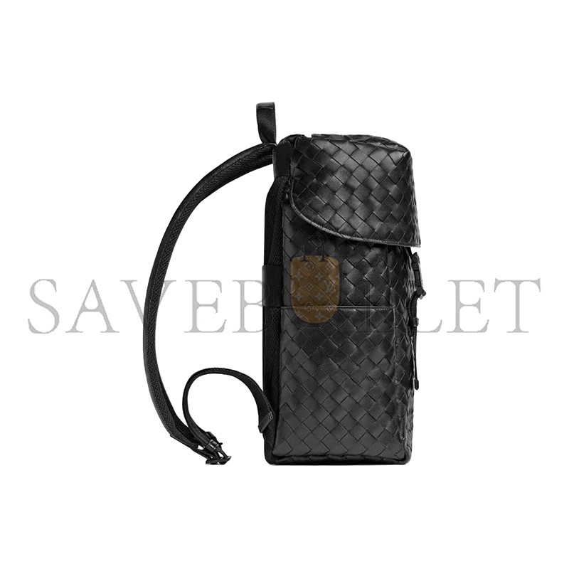 BOTTEGA VENETA INTRECCIATO FLAP BACKPACK 766580V2HL28966 (38*26*15cm)