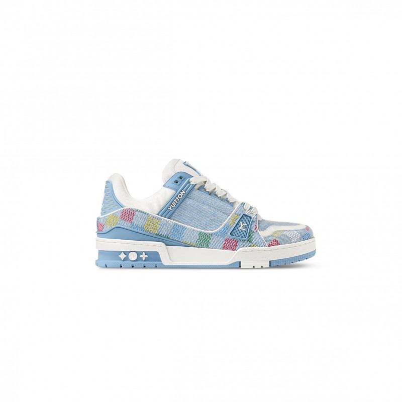 LOUIS VUITTON LV TRAINER SNEAKERS 1AHCYM LOUIS VUITTON LV TRAINER SNEAKERS 1AHCYM