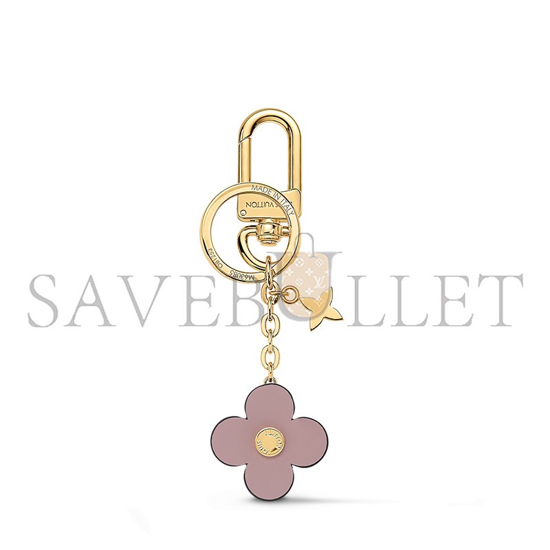 LOUIS VUITTON BLOOMING FLOWERS BB BAG CHARM AND KEYCHAIN M63085