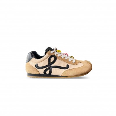 LOEWE BALLET RUNNER 2.0 IN NYLON AND CALFSKIN LLBR282X02
