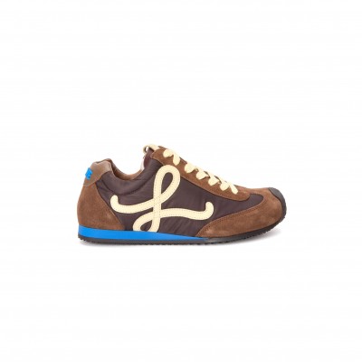LOEWE BALLET RUNNER 2.0 IN NYLON AND CALFSKIN MBR2282X01