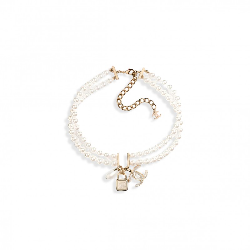 CHANEL PEARL NECKLACE ABA470